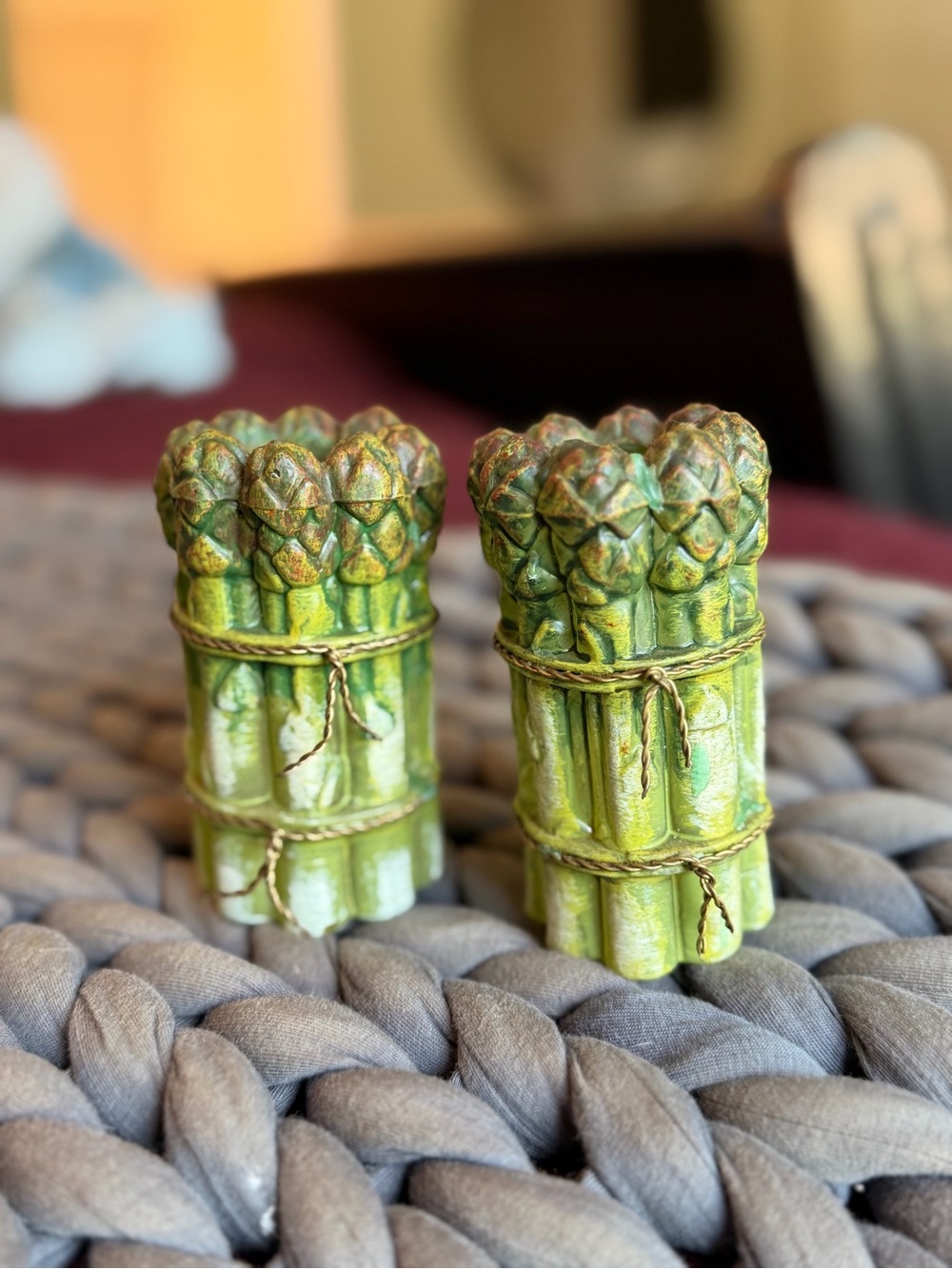 50s Petite Choses Asparagus Candle Holders